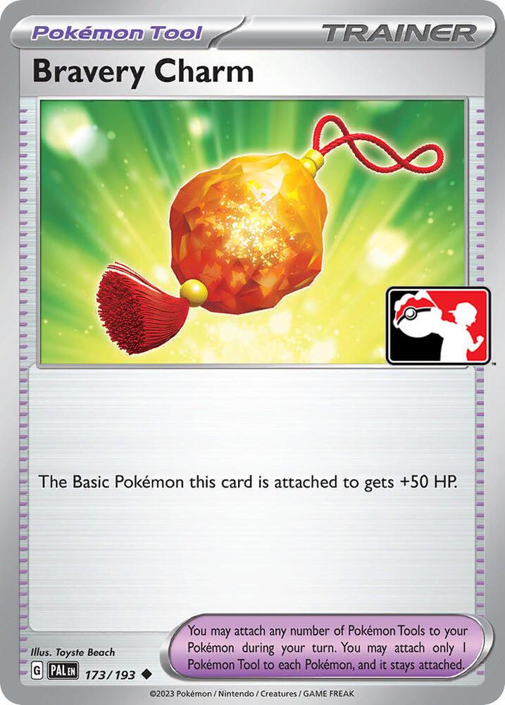 Paldea Evolved Bravery Charm [Prize-Pack] Pokémon card